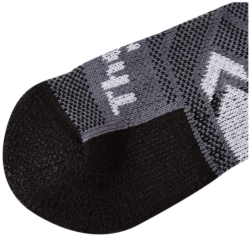 thorlos unisex adult Wcmu Max Cushion 12 Hour Shift Ankle Socks, Black/Grey, X-Large US - Image 2